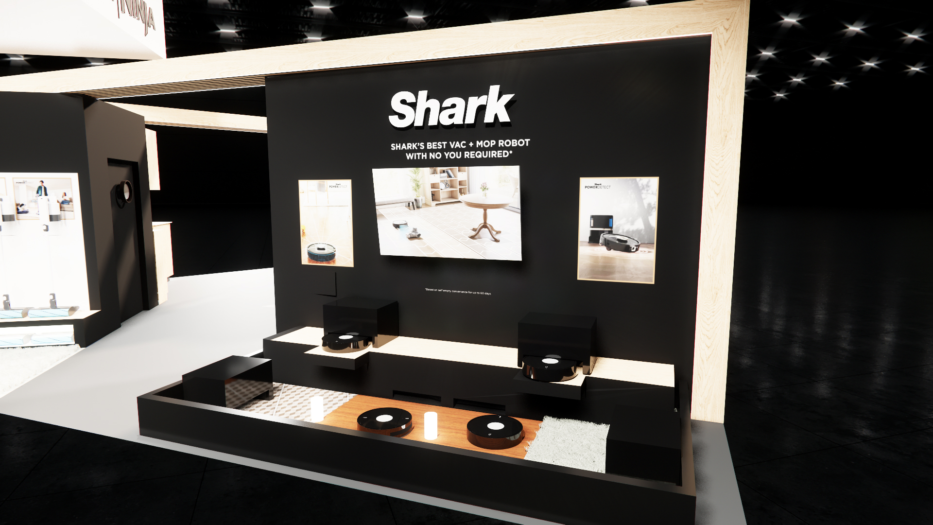 SharkNinja Exhibition Stand render