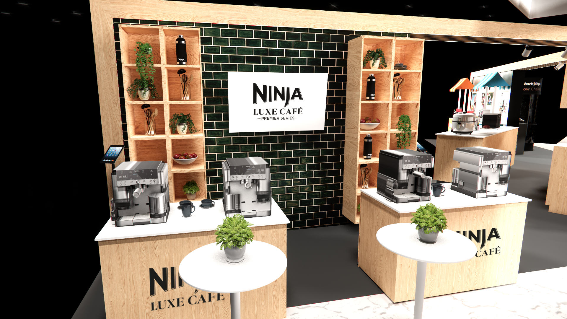 SharkNinja Exhibition Stand render