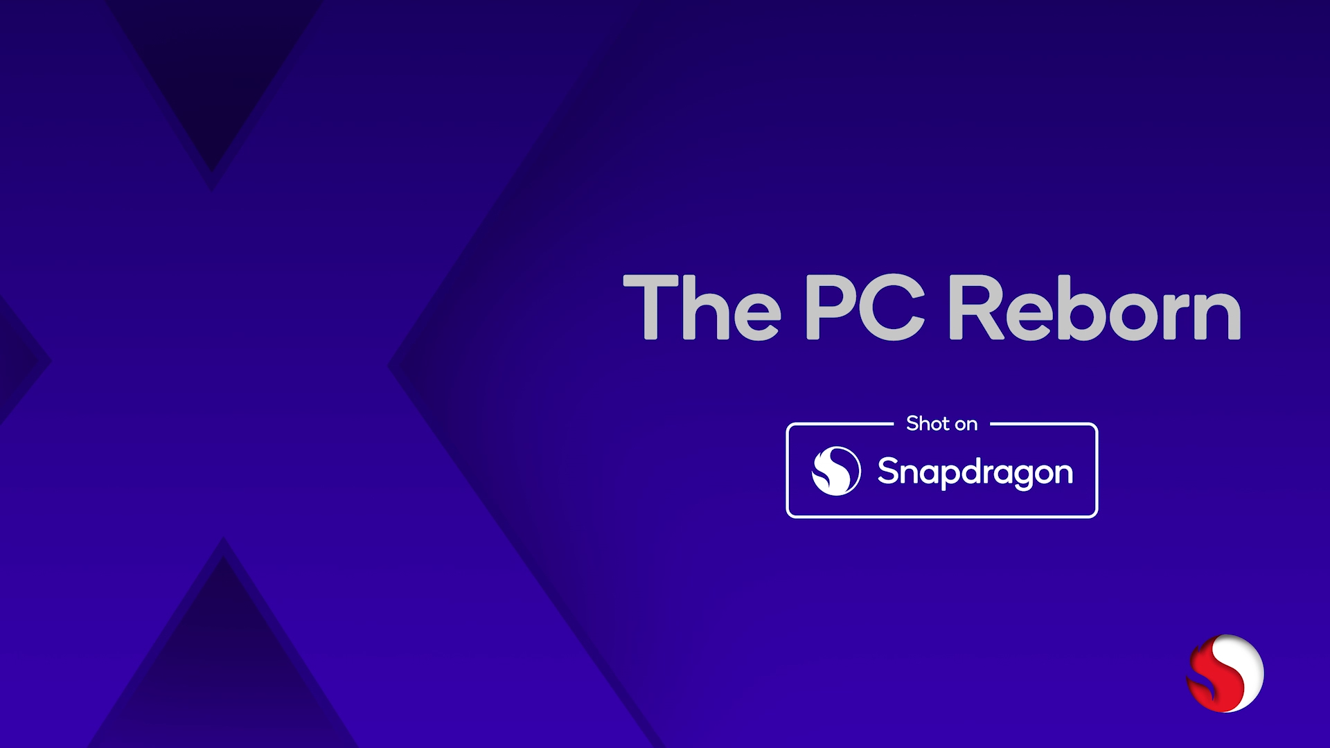 Snapdragon X Plus video title screen